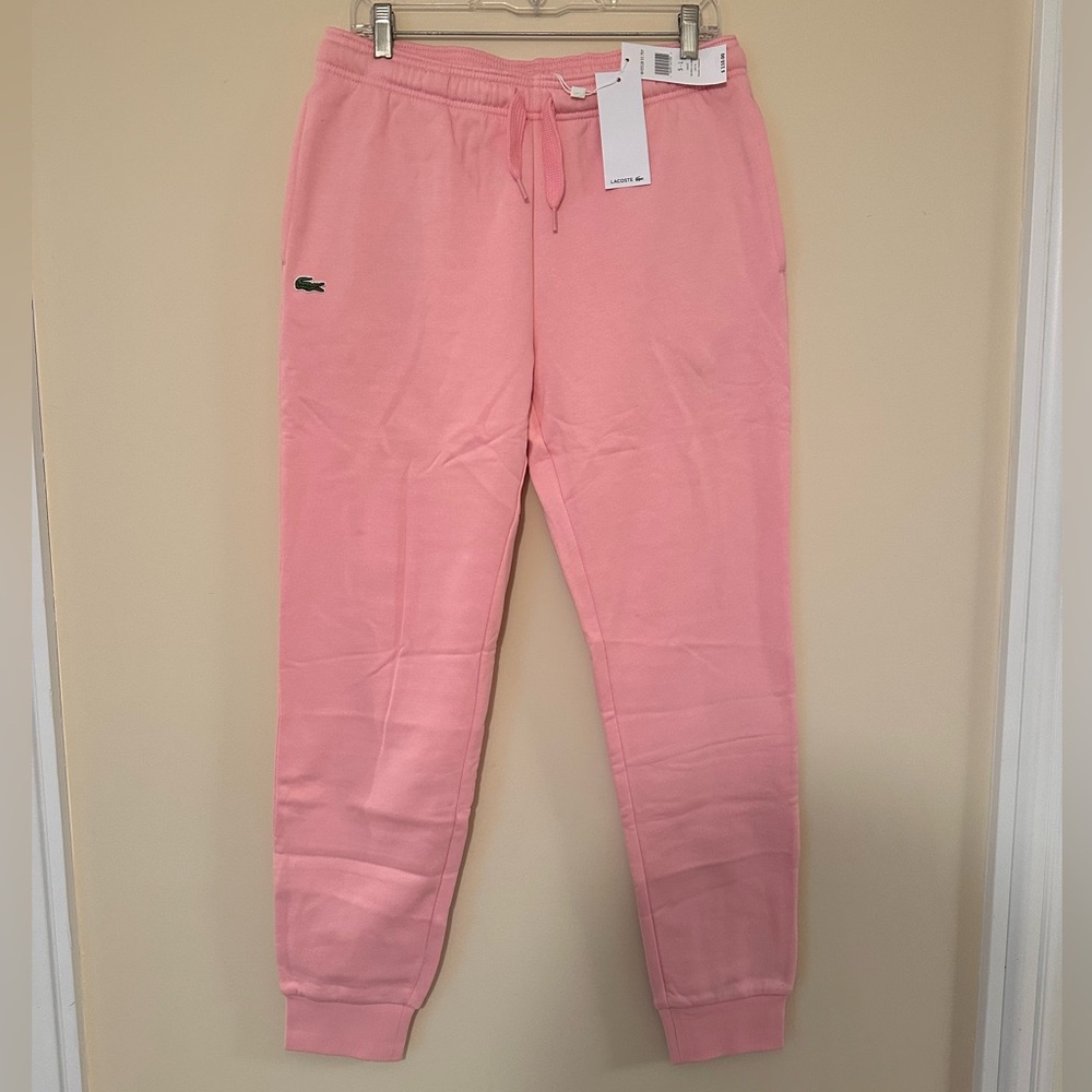 Lacoste Pink Sweatpants Tapered Fit Men’s